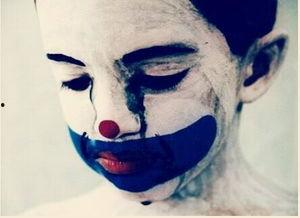 小丑哭的图片,悲喜交加的人生画卷